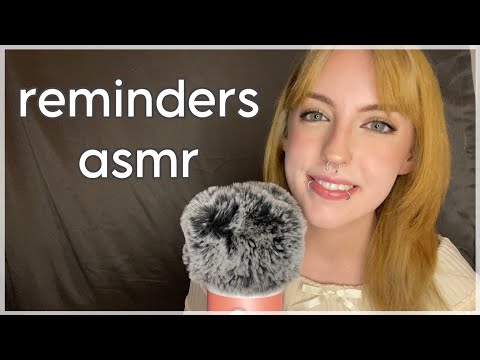 ASMR Mental Health Reminders ~ chatty ear to ear whispers