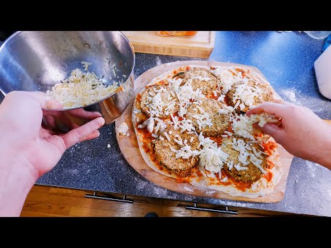 3 Cheese Eggplant Parmesan Pizza Recipe - Delicious and Easy