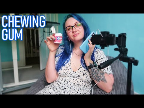ASMR LOUD Open Mouth Gum Chewing & Replying To Comments 📱