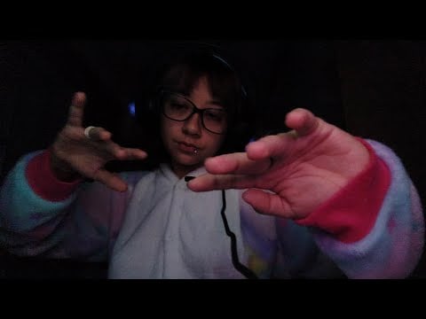 ASMR Hand Movements Hipnóticos + Sons De Chuva 🌧️☂️ (Triggers Visuais) 