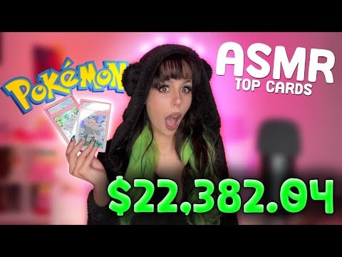 ASMR Pokémon Card Collection 💤 Soft Whispering & Tapping Sounds