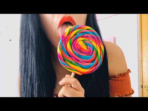 ASMR CHUPANDO UNA PALETA🍭