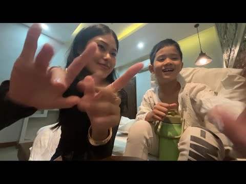 Chaotic ASMR with my little cousin ❤️