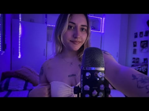 asmr para dormir con mi cuerpo / hand sounds, pelo, mouth sounds 