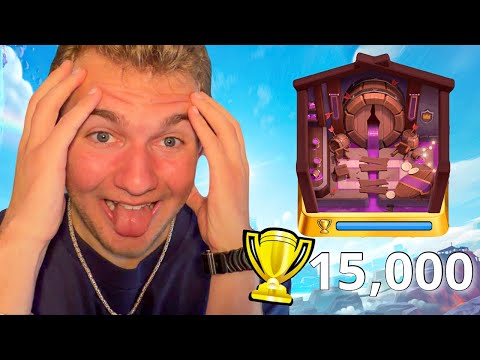 ASMR Clash Royale hitting 15,000 trophies 