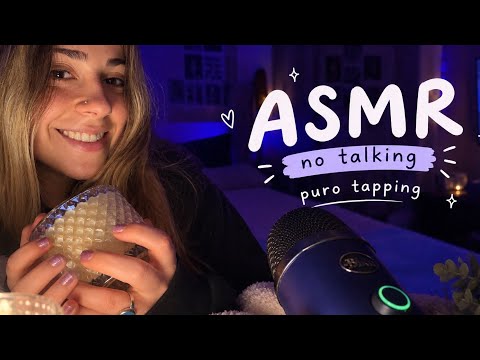 ASMR SIN HABLAR- TAPPING RELAJANTE😊💜