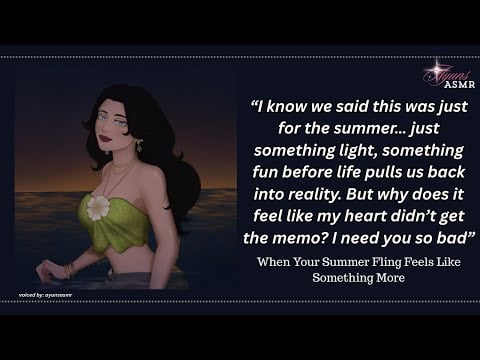 your summer fling feels like something more [f4m] [sudden kiss] [confession] [friends to lovers]