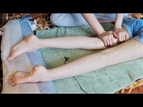 Soft & Gentle Leg Massage ASMR | No Talking | Part 1