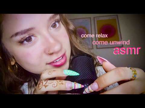 tap tap tapping with loooonng nails - hang out with me asmr!! xoxo, alexia
