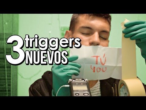 ASMR Español ✨Probando 3 NUEVOS TRIGGERS para dormir ✨