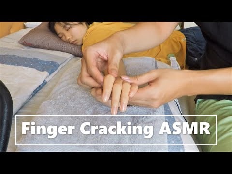 Relaxing Hand Massage with Finger Cracking | Massage ASMR