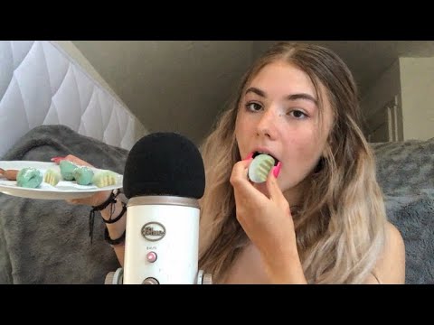 ASMR- Mochi Essen/ Wet Mouth Sounds- Mukbang ASMR German/Deutsch