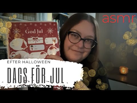 ASMR på svenska:  Nu är det dags att tagga inför jul ❤️