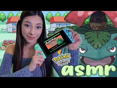 ASMR 🍀 Pokemon Leaf Green 🍀 relaxing whispers + button clicks