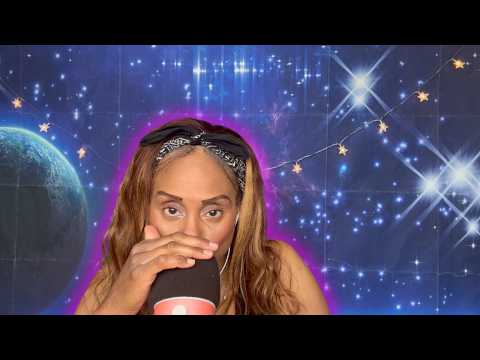 ASMR Up Close Lips, Mouth Sounds, Spit Painting, Rambles