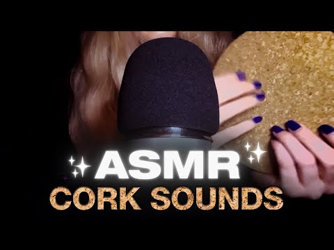 1 HOUR ASMR ✨ Cork Scratching & Tapping ✨ Fast & Aggressive ⚡️Deep & Bassy Binaural Sounds ✨