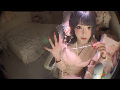 Cute Girl ASMR | Ear Cleaning + Mouth Sounds + Tapping Relaxation