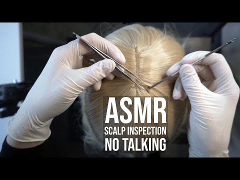 [ASMR] Scalp Inspection Check & Massage - No Talking [Comb & Tweezers]