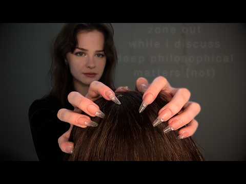 nonchalant friend massages your scalp while you fall sleep[ASMR]