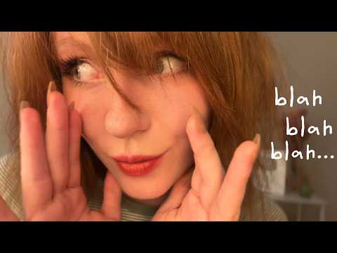 asmr inaudible + unintelligible whispers (ramble, ear-to-ear)