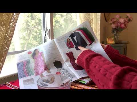 ASMR Turning Pages, Catalogs and Magazines - soft spoken commentary