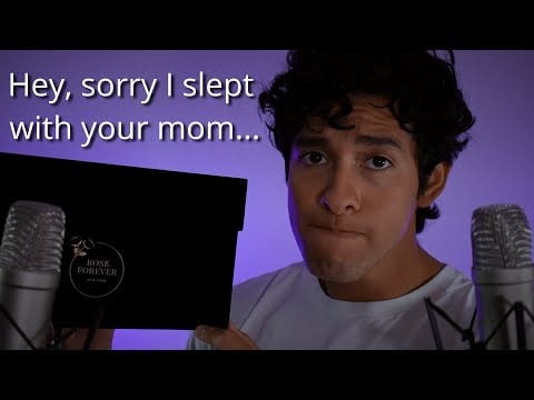 [ASMR] I got you some flowers (sorry for sleeping with your mom)
