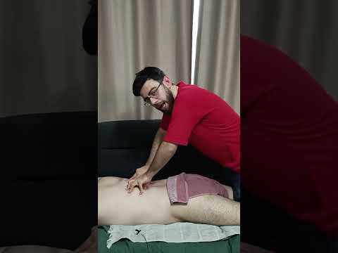 Massage techniques that are good for back muscles after a tiring day #satisfying #relaxing #asmr