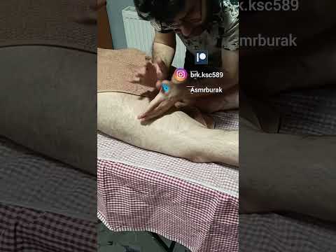 Relaxing intervention for hamstring muscles #satisfying #relaxing #asmr #shorts #massage