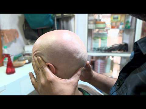 My Head Turned Into a PERFECT BILLIARD BALL 😱🪒 | Insane ASMR Barber in India!