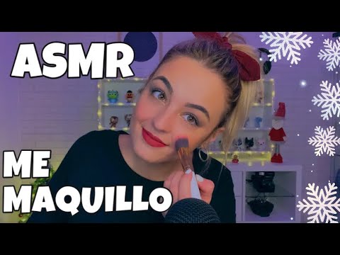 ASMR me MAQUILLO en ESPAÑOL 🤗 | ASMR para DORMIR