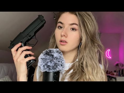 ASMR Trigger mit einer Spielzeug Pistole