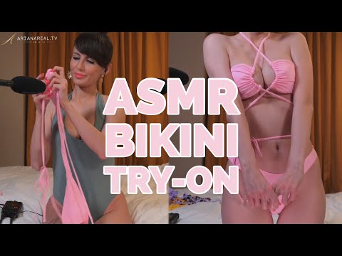 ASMR Bikini Try On with Fabric Sounds