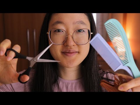 ASMR: CABELEIREIRA ✂️💇‍♀️ (FALA SUAVE, ROLEPLAY)