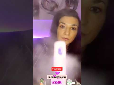 Limpio tu carita ☺️ video completo en mi canal de YouTube ✨sabrina26asmr✨ #relax #asmr #sonidos