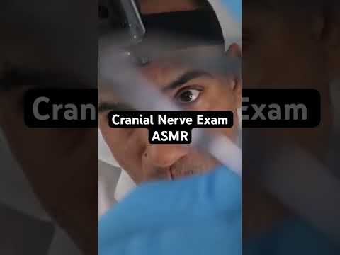 Cranial Nerve Exam ASMR #asmr #funny #shorts #cranial #satisfying #visualtriggers