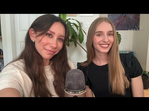 Teaching @ariannitalagringa How to do ASMR!! (ASMR for the First Time)