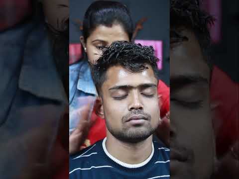 Best Relaxing Head Massage With Tapping And Scratching ASMR #shorts