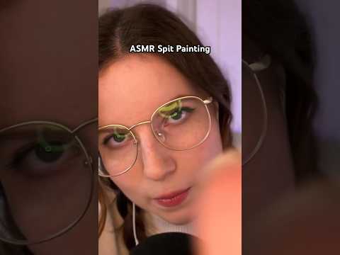 ASMR Spit Painting You 🎨 #asmr #asmrvideo #asmrmouthsounds #asmrspitpainting #asmrshorts