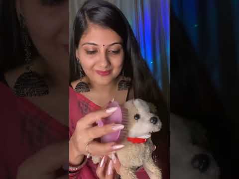 ASMR Sleep- Brushing & Head massage vibration to you! #sleep #asmrsounds #relaxing #asmrvideo #hindi