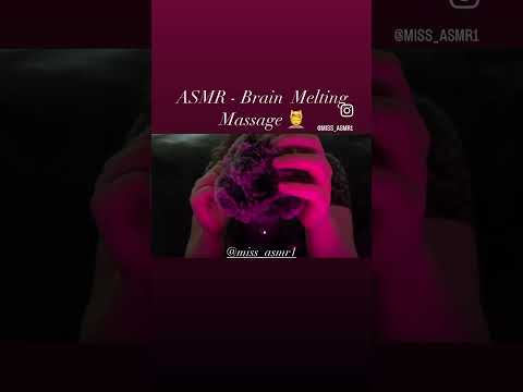 ASMR - Brain  Melting Massage 💆 (No Talking) #asmr #shortsasmr #shorts #tingles
