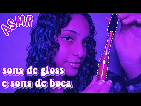 asmr | sons de gloss + sons de boca 🌹