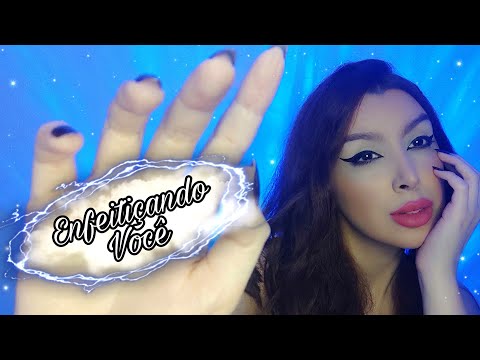 ASMR... PORÉM EU VOU ENFEITIÇAR VOCÊ 🔮 Mão na tela