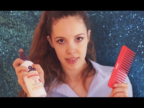 ASMR Giving You A TINGLY HAIRCUT - Hair Makeover