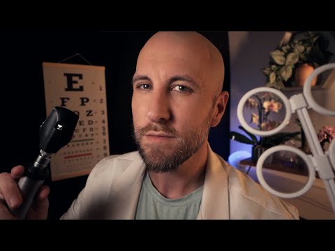 The Most Intense ASMR Eye Exam & Color Blind Test Ever