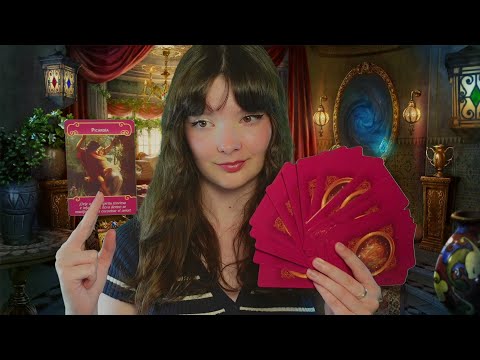 ASMR - TE LEO TU FUTURO AMOROSO (roleplay bruja principiante te lee las cartas)