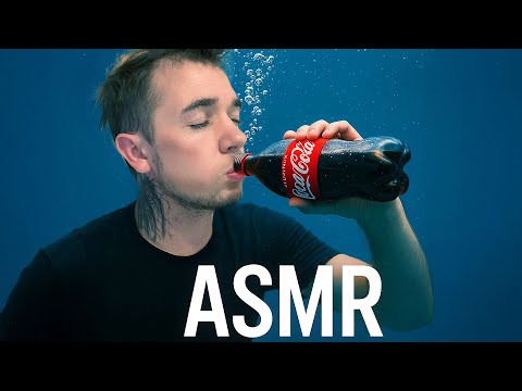JE BOIS UN COCA SOUS L'EAU ! LE BRUIT  MA CHOQUÉ ( ASMR )