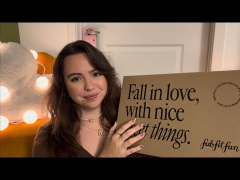 ASMR Fall FabFitFun Unboxing 🍂✨🍂✨