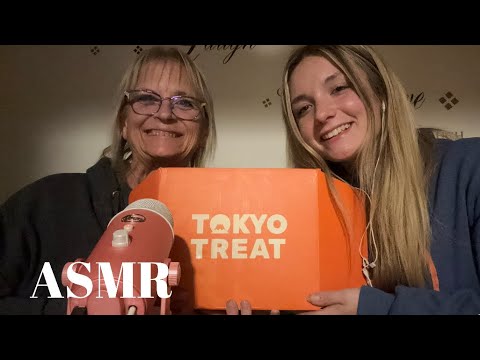 Grandma tries ASMR (whispering, crinkly sounds, mukbang) 