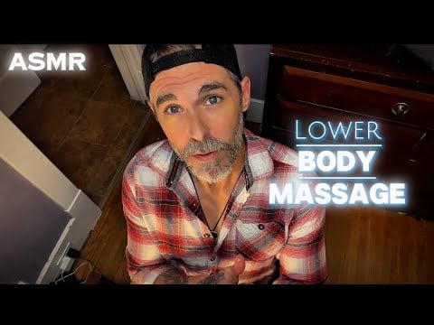 ASMR | Massaging Your Lower Half😉 (Lotion Sounds, Up Close Attention)