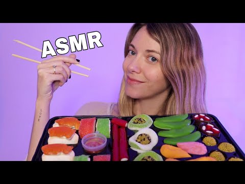 ASMR Mukbang Candy SUSHI | Love ASMR 2020*